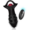 ARMONY - KYLIN DEDO VIBRADOR Y PLUG ANAL CONTROL REMOTO NEGRO