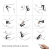 ARMONY - VIBRADOR & ESTIMULADOR DE ANO PLUG CONTROL REMOTO NEGRO
