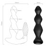 ARMONY - VIBRADOR & ESTIMULADOR DE ANO PLUG CONTROL REMOTO NEGRO