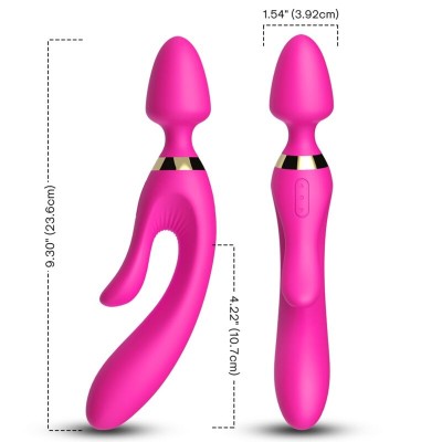 ARMONY - MASAJEADOR & VIBRADOR DE CONEJO ROSA