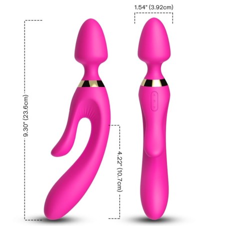 ARMONY - MASAJEADOR & VIBRADOR DE CONEJO ROSA