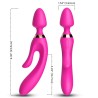 ARMONY - MASAJEADOR & VIBRADOR DE CONEJO ROSA