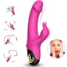 ARMONY - VIBRADOR DE DILDO METEOR CONO ROTADOR ROSA