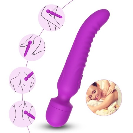 ARMONY - MASAJEADOR & VIBRATOR CON EFECTO DE CALOR MORADO
