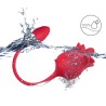 ARMONY - ROSA 2 EN 1 ESTIMULADOR DE SUCCIÓN & VIBRADOR 10 MODOS CON COLA ROJA