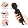 ARMONY - MASAJEADOR & VIBRADOR POSTMAN CABEZA SUPER FLEXIBLE NEGRO