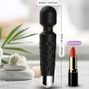 ARMONY - MASAJEADOR & VIBRADOR POSTMAN CABEZA SUPER FLEXIBLE NEGRO