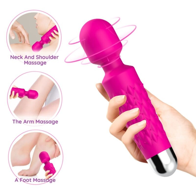 ARMONY - MASAJEADOR & VIBRADOR POSTMAN CABEZA SUPER FLEXIBLE ROSA