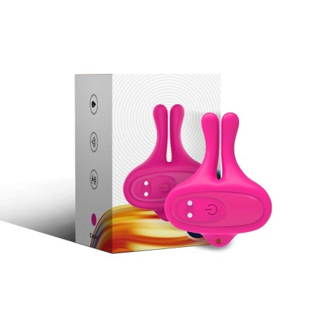 ARMONY - VIBRADOR DE FORMA DE CONEJO MAGNÉTICO DE PEZÓN ROSA