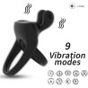 ARMONY - VIBRADOR DE ANILLO DE CONEJO NEGRO