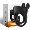ARMONY - VIBRADOR DE ANILLO DE CONEJO NEGRO