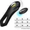 ARMONY - VIBRADOR ROADSTER DOBLE ANILLO CONTROL REMOTO NEGRO