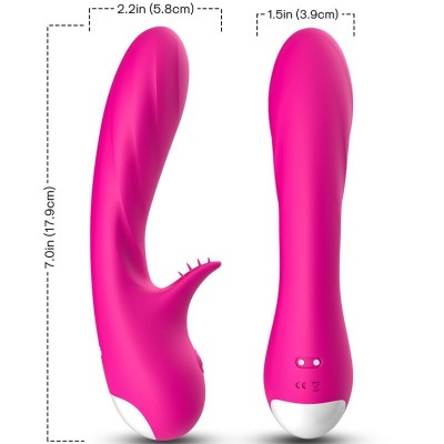 ARMONY - VIBRADOR ROMANCE CON ESTIMULADOR ROSA