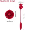 ARMONY - ROSELIP VIBRANTE LAMPIÓN CLIT Y VIBRADOR ROJO