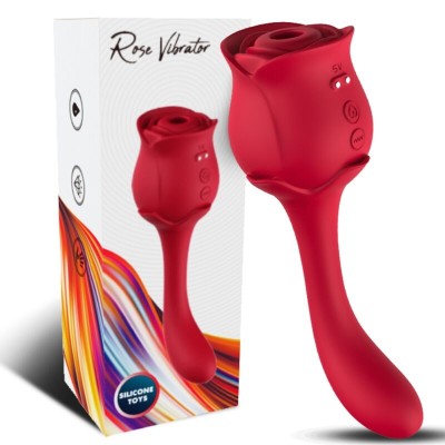 ARMONY - ROSELOVER SUCCIÓN CLITORIS Y ESTIMULADOR ROJO