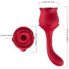 ARMONY - ROSELOVER SUCCIÓN CLITORIS Y ESTIMULADOR ROJO