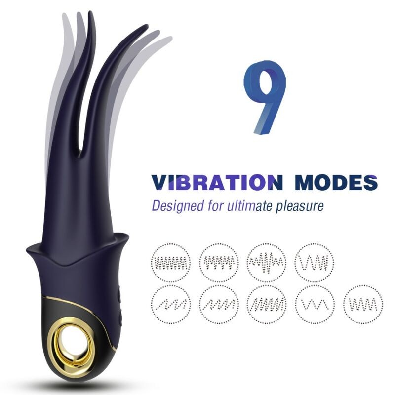 ARMONY - SHADOW VIBRADOR DOBLE CABEZA SENSUAL AZUL