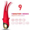 ARMONY - SHADOW VIBRADOR DOBLE CABEZA SENSUAL ROJO