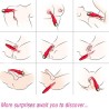 ARMONY - SHADOW VIBRADOR DOBLE CABEZA SENSUAL ROJO