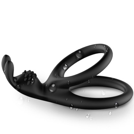 ARMONY - TENSY DOBLE CABALLO ANILLO NEGRO