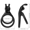 ARMONY - TENSY DOBLE CABALLO ANILLO NEGRO