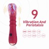 ARMONY - ESTIMULADOR TERMORREGULABLE PUNTO A VIBRADOR DILDO ROJO