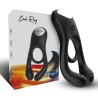 ARMONY - VEYRON DOBLE VIBRADOR ANILLO JUGUETE PARA PAREJAS NEGRO