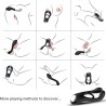 ARMONY - VEYRON DOBLE VIBRADOR ANILLO JUGUETE PARA PAREJAS CONTROL REMOTO NEGRO