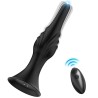 ARMONY - VIBRADOR Y ANILLO ANAL REMOTO CONTROL NEGRO