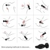 ARMONY - VIBRADOR Y ANILLO ANAL REMOTO CONTROL NEGRO