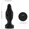 ARMONY - VIBRADOR Y ANILLO ANAL REMOTO CONTROL NEGRO