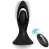 ARMONY - VIBRADOR Y ANILLO ANAL SILICONA NEGRO