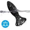 ARMONY - VIBRADOR Y ANILLO ANAL SILICONA NEGRO