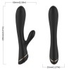 ARMONY - VIBRADOR CABEZA RABBIT SILICONA NEGRO
