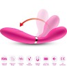 ARMONY - CEPILLO Y MASAJEADOR Y VIBRADOR CABEZA DOBLE ROSA