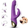 ARMONY - DILDO Z VIBRADOR RABBIT MORADO