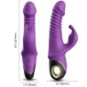 ARMONY - DILDO Z VIBRADOR RABBIT MORADO