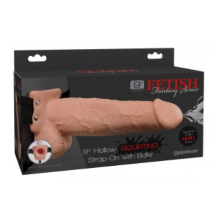 Arnés Elástico con Dildo Hueco 9 Funcion Squirting Natural