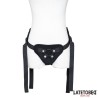 Arnés Strap On Encaje con Anillo Silicona Ajustable