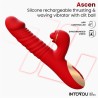 Ascen Vibrador con Thrusting y Waving y APP USB Magnético