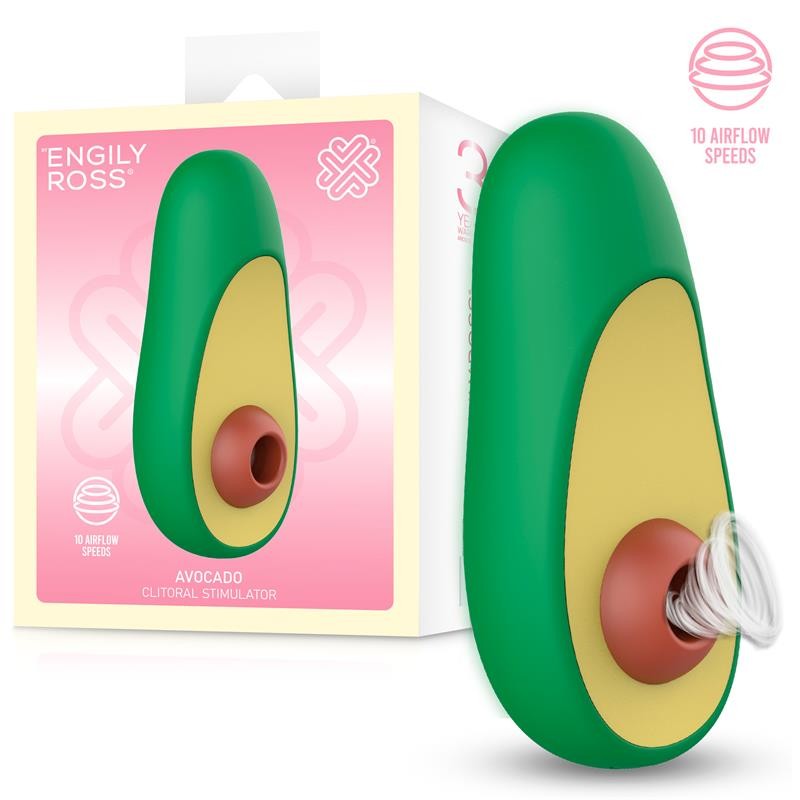 Avocado Estimulador de Clítoris con Succión