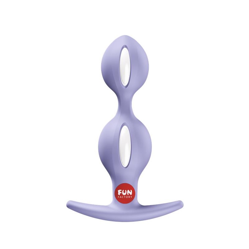 B Balls Duo Plug Anal Púrpura