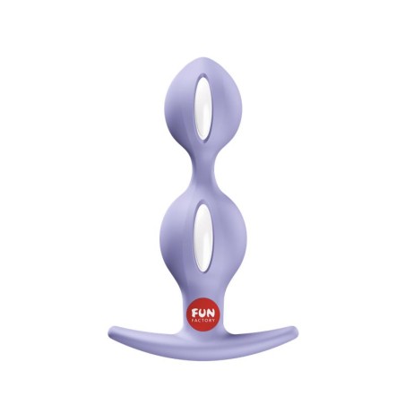 B Balls Duo Plug Anal Púrpura