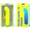 B SWISH - BCUTE CURVA INFINITE CLASSIC RECHARGEABLE SILICONE VIBRATOR AMARILLO