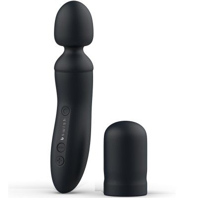 B SWISH - BTHRILLED VIBRATOR WAND PREMIUM NEGRO