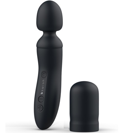 B SWISH - BTHRILLED VIBRATOR WAND PREMIUM NEGRO