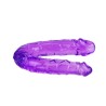 BAILE - DILDO DOBLE EN LILAC FLEXIBLE JELLY