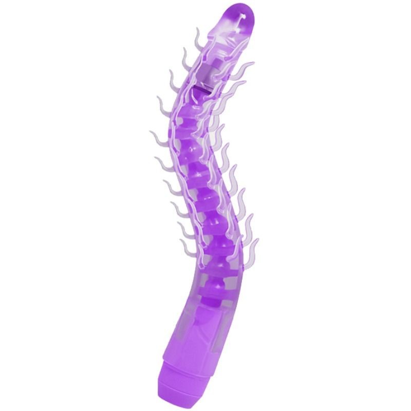 BAILE - FLEXI VIBE SENSUAL ESPINA DOBLAGENA VIBRANTE DILDO LILAC 23.5 CM