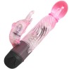 BAILE - VIBRADOR TIPO AMOR CON RABBIT ROSA 10 MODOS