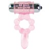 BAILE - ANILLO DE SILICÓN 10 RITMOS DE LENGUA CON VIBRACIÓN ROSA